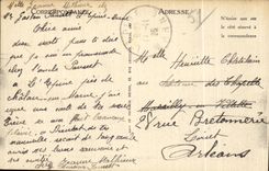 CPA Spine (the Marne) Main street and the Norte Basilica Rams