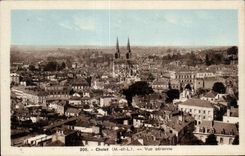 CPA Cholet Vue aerienne
