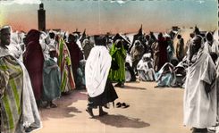 CPSM Morocco Morocco Storyteller Arab