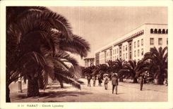 CPA Maroc Rabat Cours Lyautey