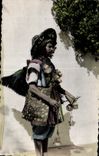 CPA Morocco Scenes   Standard Carrying Cape water Folklore Costume Man