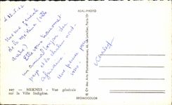 CPSM Maroc Meknes Vue generale sur la Ville Indigene