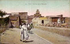 CPA Morocco Taza a Corner of the Arab City