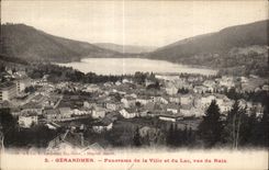 Gerardmer Panoram of the el city of the Lake seen of Rain