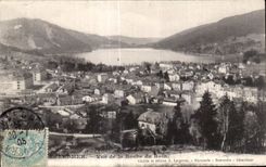 Gerardmer Seen of the Rock of Rain