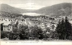 Gerardmer Seen from of the Rock of Costet