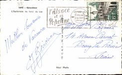 Gerardmer Esplanade of the edge of the Lake