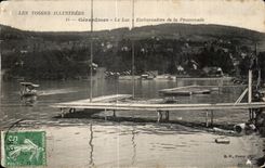 Gerardmer the Lake Landing stage of the Walk