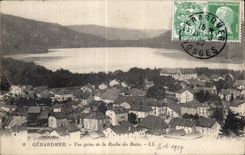 Gerardmer Vue prise de la Roche du Rain