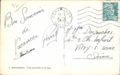 Gerardmer View and the Lake