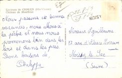 CPA Surroundings of Chalus (Hte Vienna) Castle of Montbrun