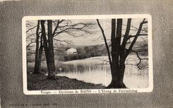 CPA the Vosges Surroundings of Baths Pond of Falvinfating