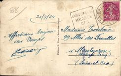 CPA Baths les Bains View and the large Hotels Cows