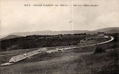 CPA Balloon Alsace Seen towards Stauffer Hotel