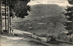 CPA the Illustrated Vosges the Balloon Alsace On the Path of Saint Maurice year Seen on the Small valley of the Drop of Nourg