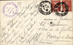 CPA the Illustrated Vosges the Balloon Alsace On the Path of Saint Maurice year Seen on the Small valley of the Drop of Nourg