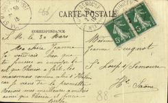 CPA the Balloon Alsace Seen on the Summit Cows