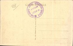 CPA Balloon Alsace Hotel Stauffer And the Summit Of the Balloon