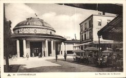 CPA Contrexeville (the Vosges) House of the source