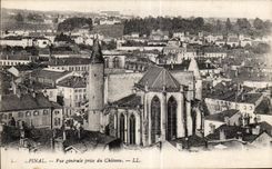 CPA Epinal Vue generale prise du Chateau