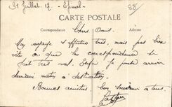 CPA Epinal La Moselle et le Cours