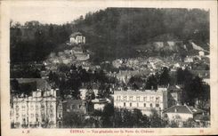 CPA Epinal Vue generale sur la Butte du Chateau