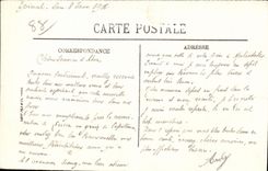 CPA Epinal el Quay de julio y del monumento De1870 1871