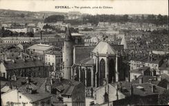CPA Epinal Vue generale prise du Chateau