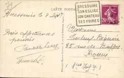 CPA Bressuire edges of Dolo towards the Castle