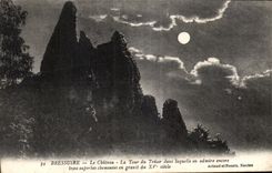 CPA Bressuire the Castle the Tower of the Treasury in which one still admires tross superes cbemsnees in granil XV century