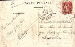 CPA Bressuire the Castle builds in the center of the feudal ruins