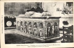 El siglo de CPA Oiron Tombeau XVI de senora Felipe de Montmorency en la cAmara acorazada pega el castillo colegial