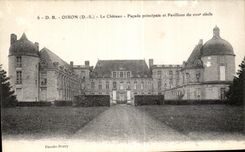 CPA Oiron el ataque frontal principal y XVII del castillo casas centenarias