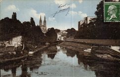 CPA Niort Church St Andre and the Keep seen of Separates Niort