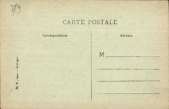 CPA Parthenay Turn of Clock School of the girls Court