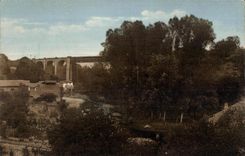 CPA Viaduct of Parthenay