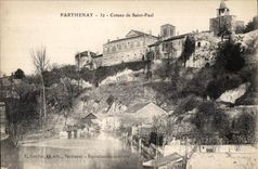 CPA Parthenay Viaduct Slope of Saint Paul