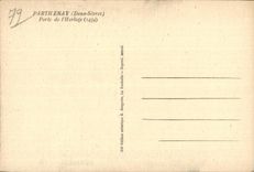 CPA Parthenay Gate of Clock