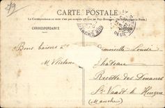 CPA Parthenay Seen Of Thouet in the Suburb St Paul