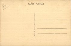 CPA Thouars Frontage of Church Saint Medard and hostellery With the Good Saint Medard