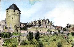 CPA Thouars the Tower of Prince de Gattes and School of young girls
