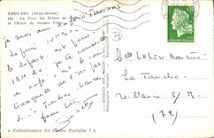 CPA Thouars the Tower of Prince de Gattes and School of young girls