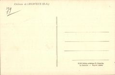 Chateau de Cherveux - CPA 