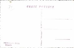 Menigoute - cAmara acorazada - CPA