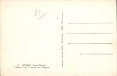 Gourge - castillo de la roca a los ninos - CPA