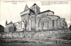 St Jouin de Marnes - iglesia - CPA