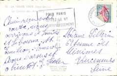 Venecia pone verde - concha en del amor uno - CPA