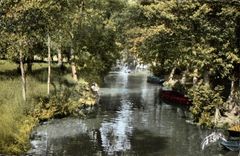 Verde de Venecia - en el pantano de Poitevin - CPA