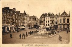 Abbeville - Place Admiral Courbet - CPA