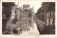 Abbeville - Sight on the River of Hotel God - CPA